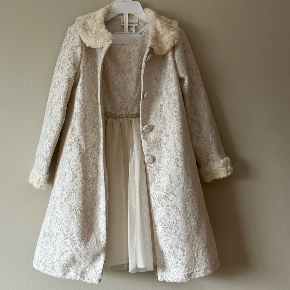 2 piece dress and coat